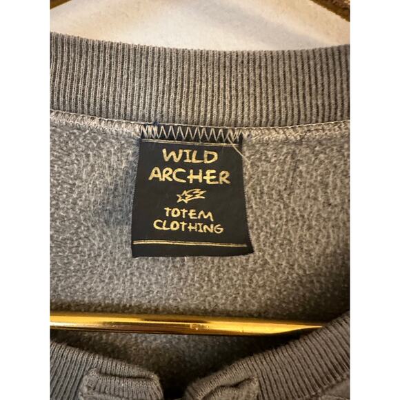 Wild Archer Vintage Women Sz 1 Green Cardigan Jacket Aztec Southwest Mosaic Boho - Picture 3 of 9